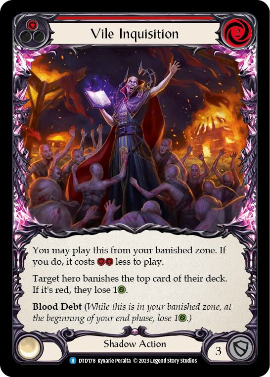 Vile Inquisition (Red) card image