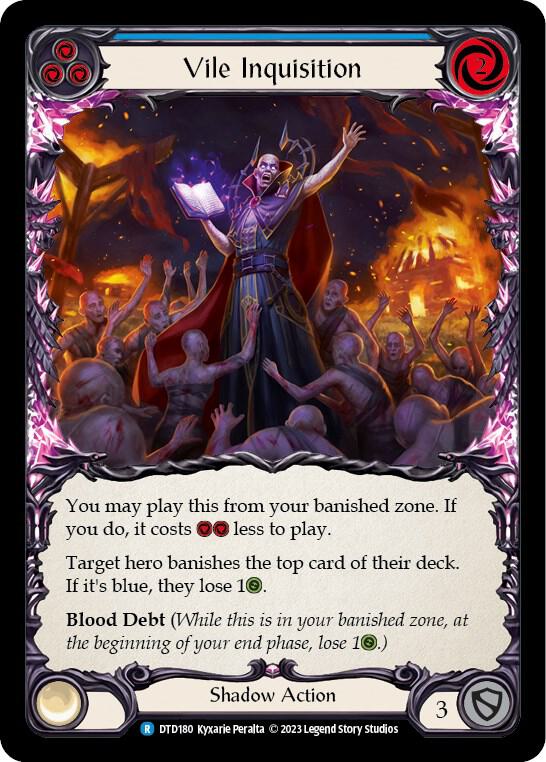 Vile Inquisition (Blue) card image