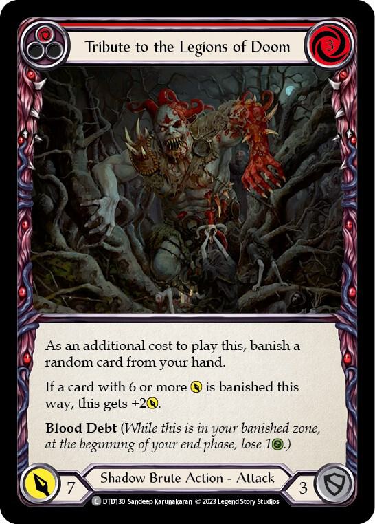 Tribute to the Legions of Doom (Red) card image