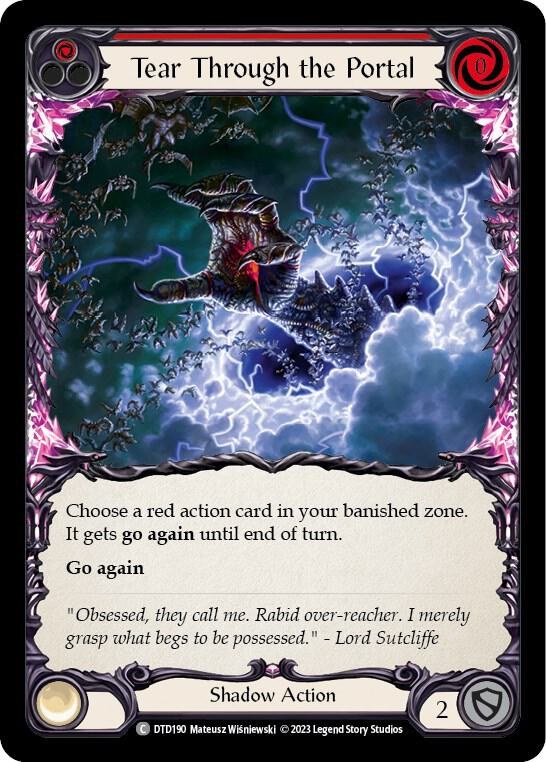 Tear Through the Portal (Red) card image