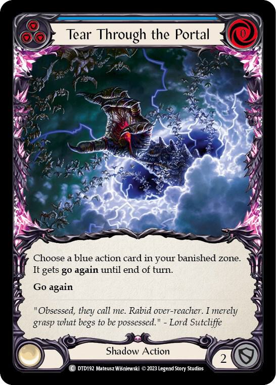 Tear Through the Portal (Blue) card image