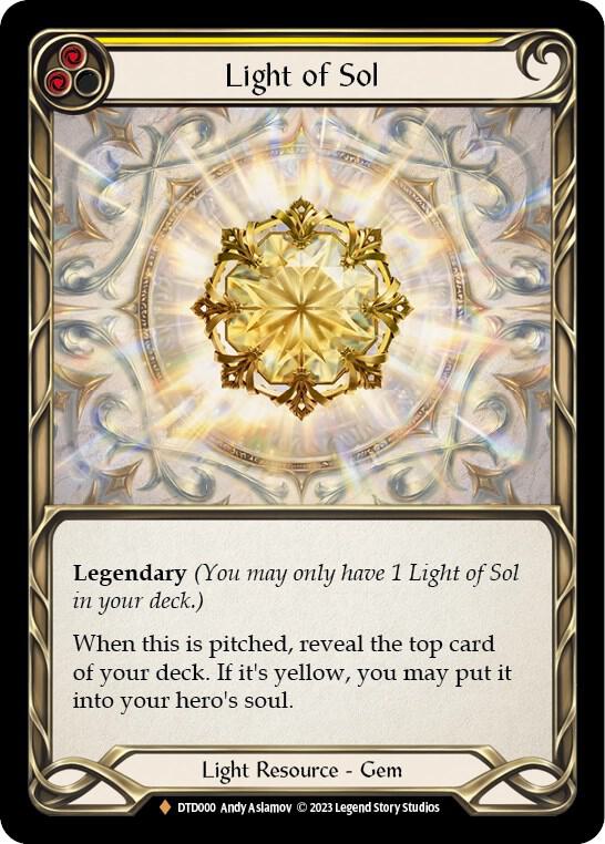 Light of Sol card image