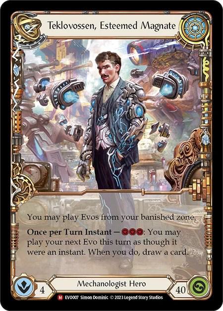 Teklovossen, Esteemed Magnate card image