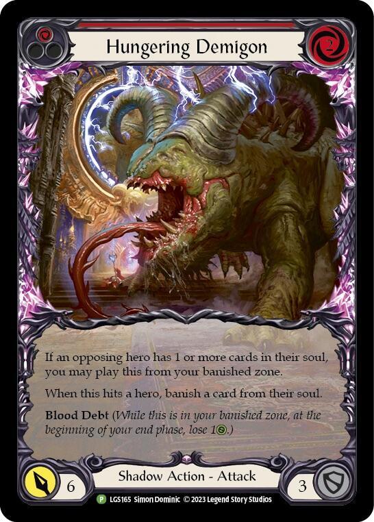 Hungering Demigon (Red) - LGS165 card image