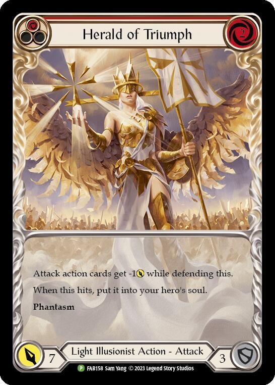 Herald of Triumph (Red) - FAB158 card image