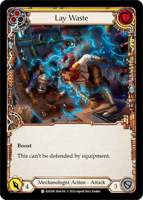 Lay Waste (Yellow) card image