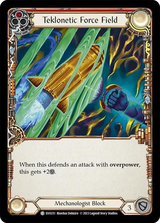Teklonetic Force Field (Red) card image