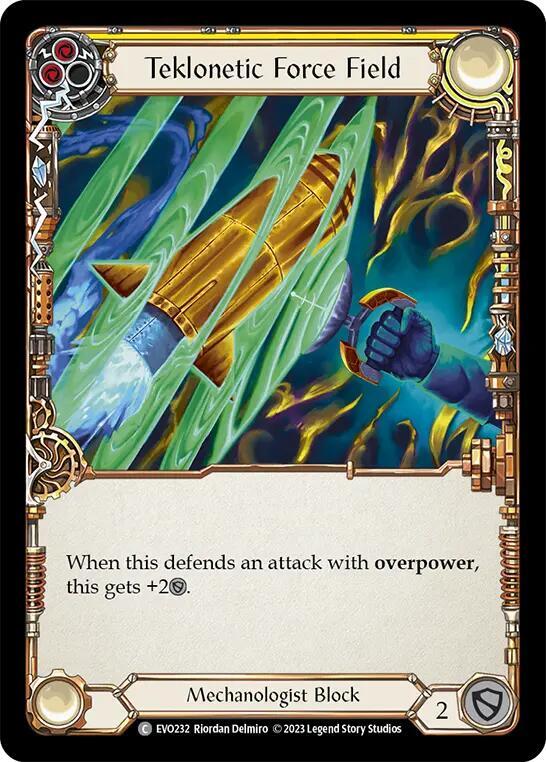 Teklonetic Force Field (Yellow) card image