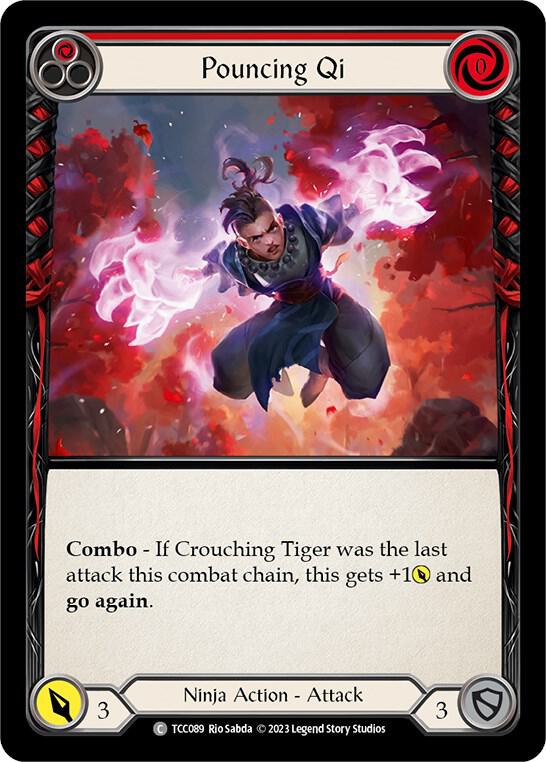 Pouncing Qi (Red) card image