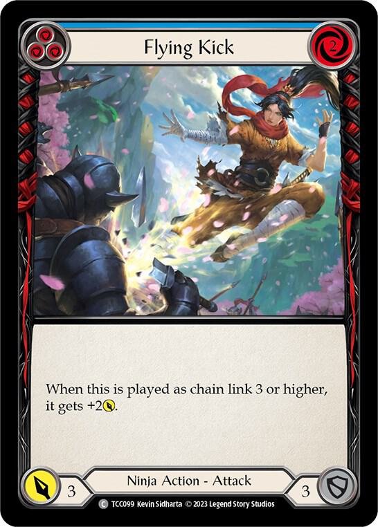 Flying Kick (Blue) card image