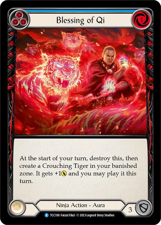 Blessing of Qi (Blue) card image