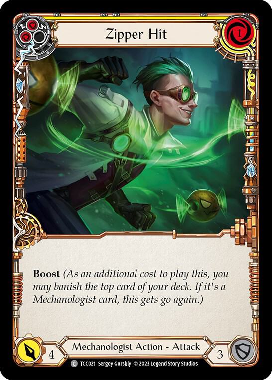 Zipper Hit (Yellow) card image
