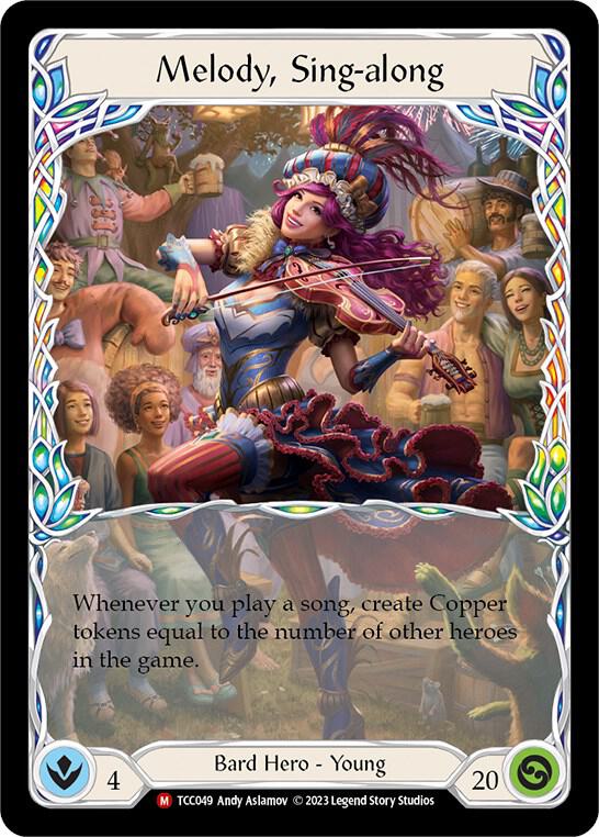 Melody, Sing-along card image