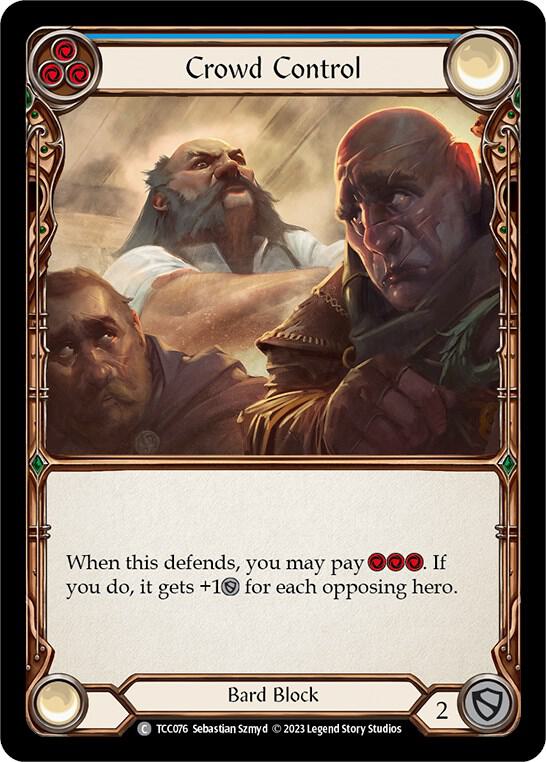 Crowd Control (Blue) card image