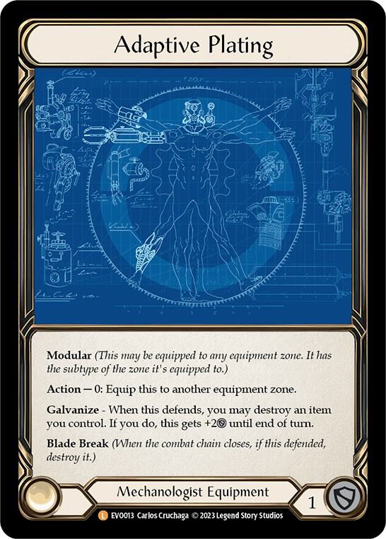 Adaptive Plating card image