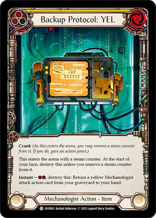 Backup Protocol: YEL card image