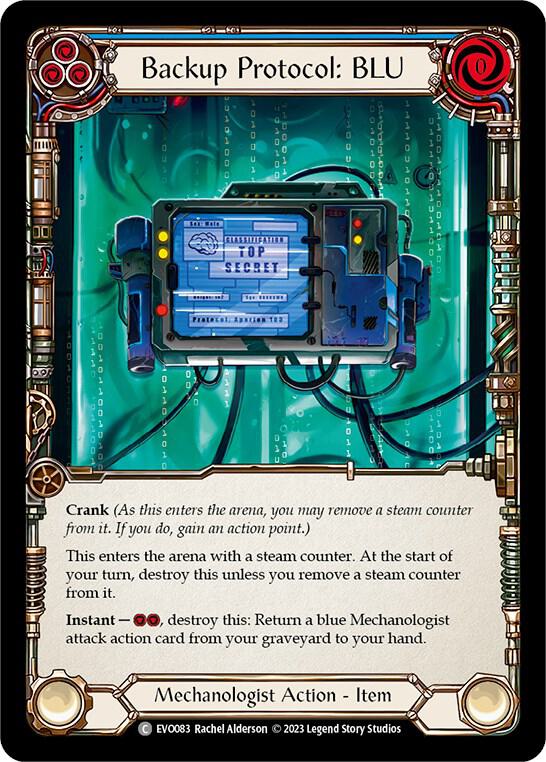 Backup Protocol: BLU card image