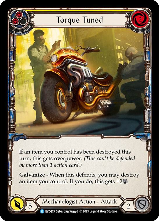 Torque Tuned (Yellow) card image