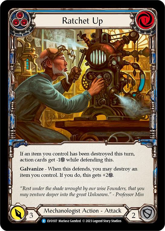 Ratchet Up (Blue) card image