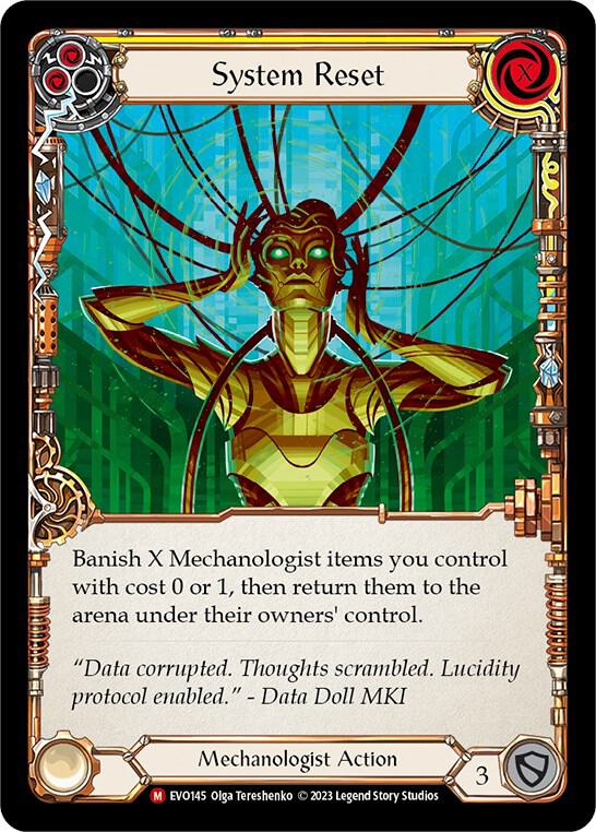 System Reset card image