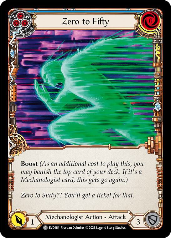 Zero to Fifty (Blue) card image