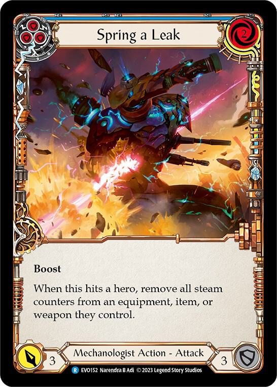 Spring a Leak (Blue) card image
