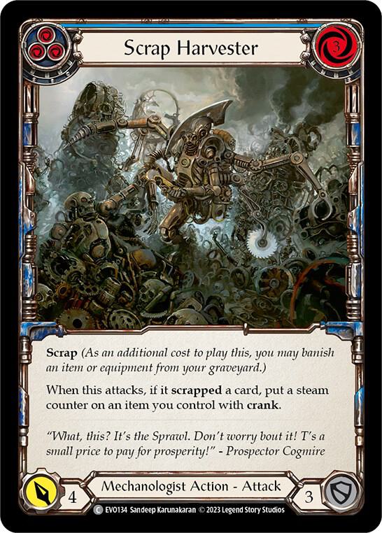 Scrap Harvester (Blue) card image