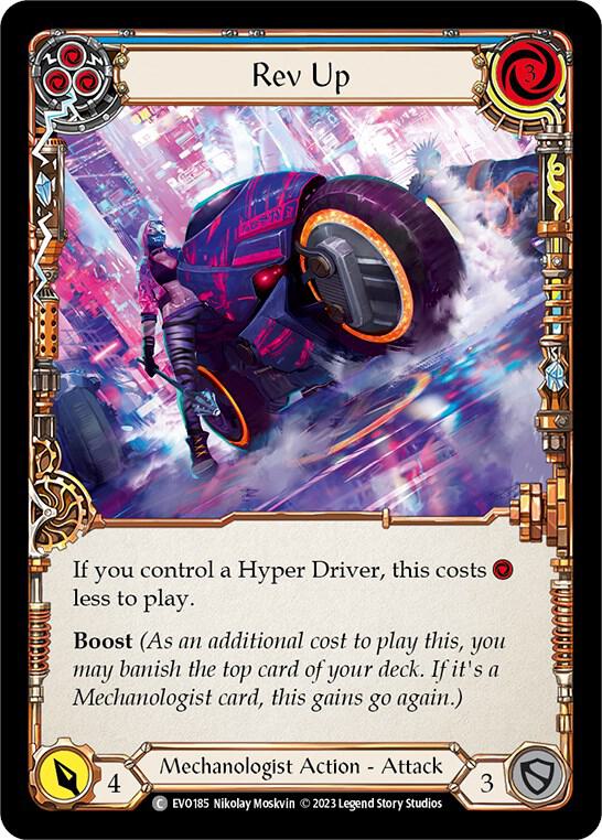 Rev Up (Blue) card image