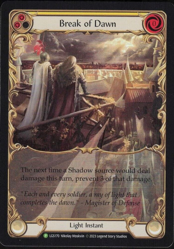 Break of Dawn (Yellow) - LGS170 card image