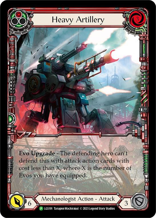 Heavy Artillery (Red) - LGS191 card image
