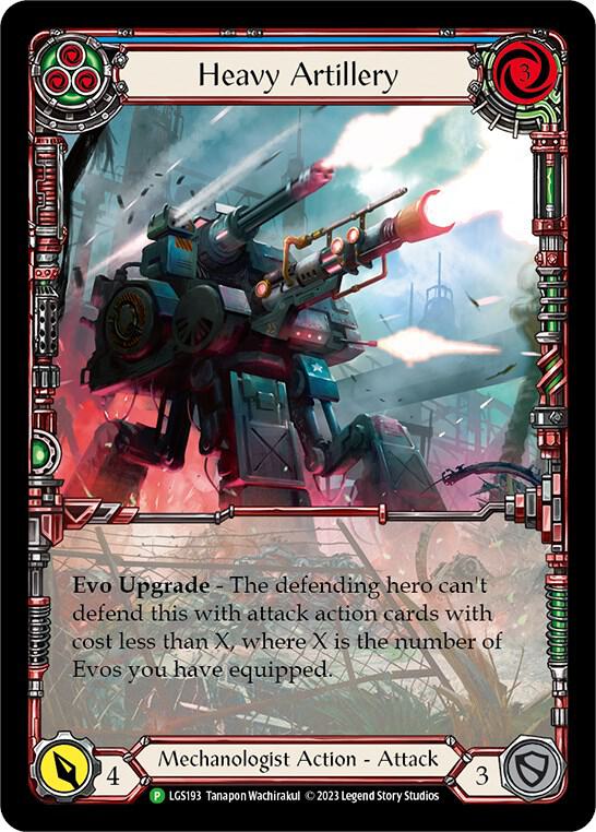 Heavy Artillery (Blue) - LGS193 card image