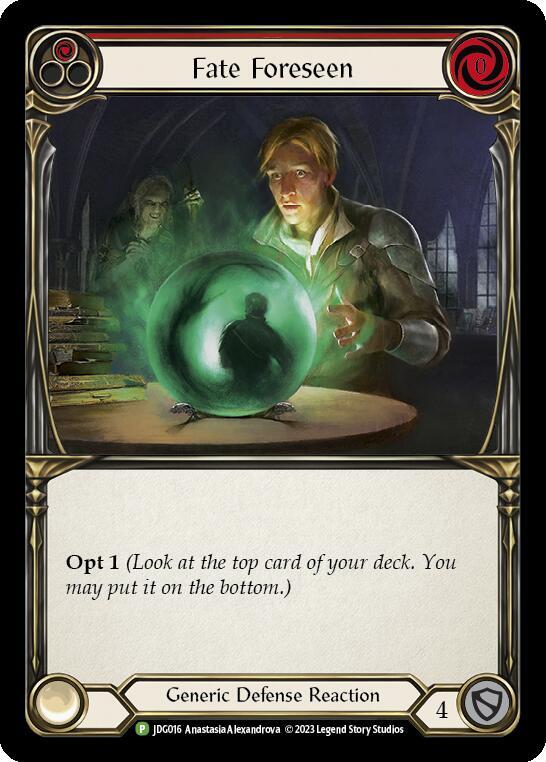 Fate Foreseen (Red) - JDG016 card image