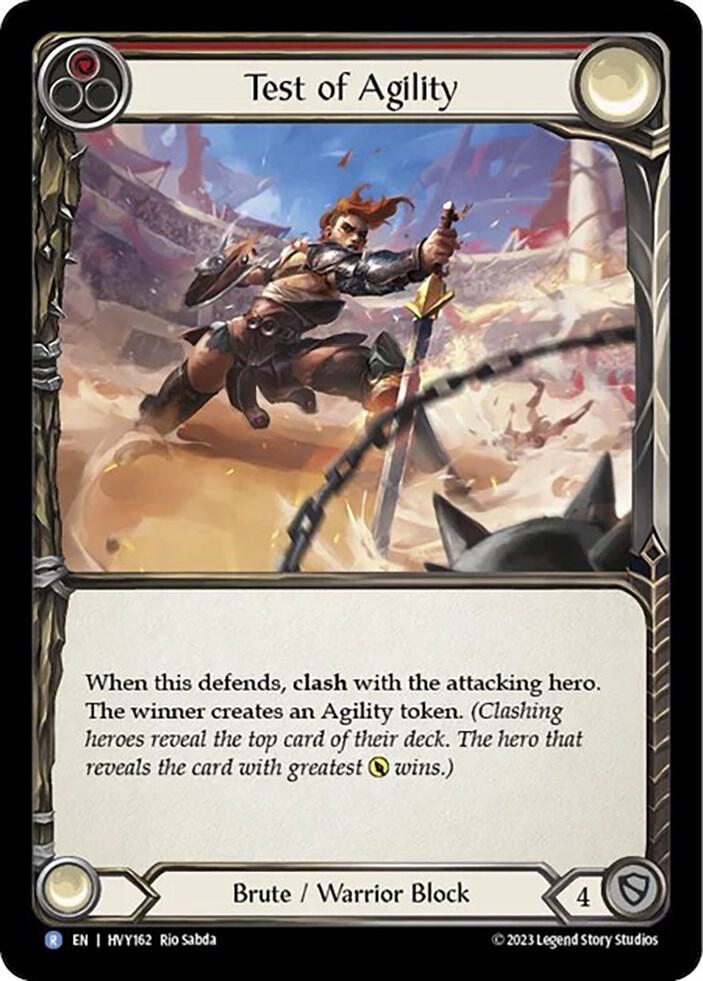 Test of Agility card image