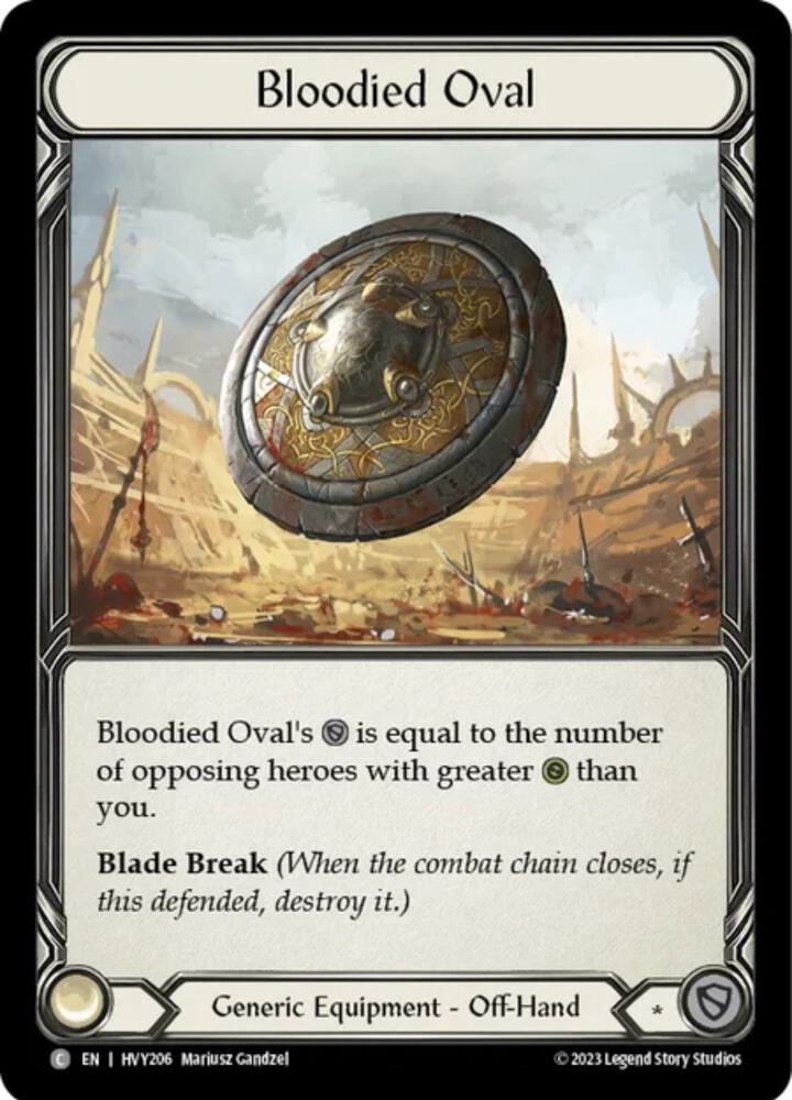 Bloodied Oval card image