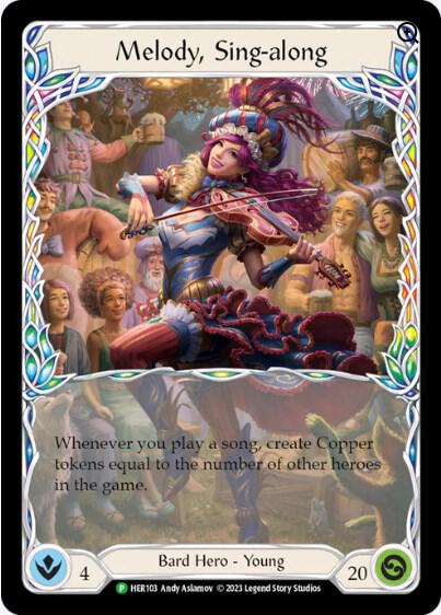 Melody, Sing-along - HER103 card image