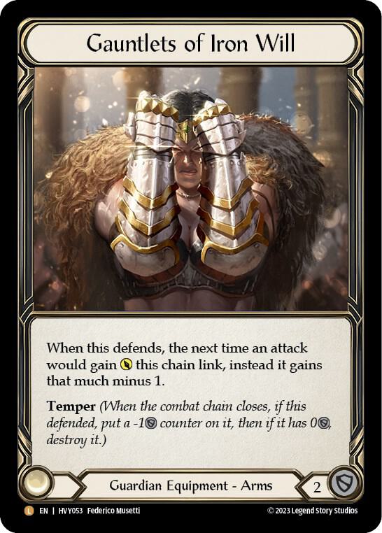 Gauntlets of Iron Will card image