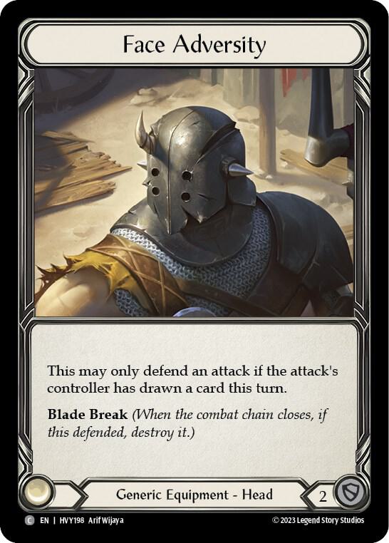 Face Adversity card image