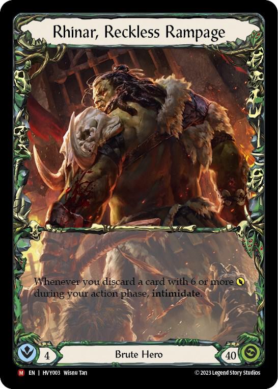 Rhinar, Reckless Rampage card image