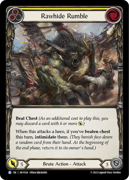 Rawhide Rumble (Yellow) card image