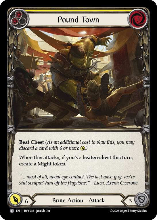 Pound Town (Yellow) card image