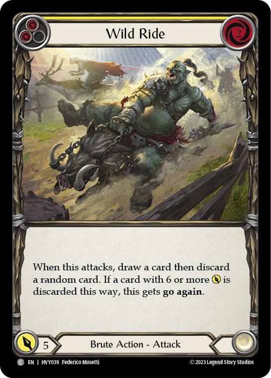 Wild Ride (Yellow) card image