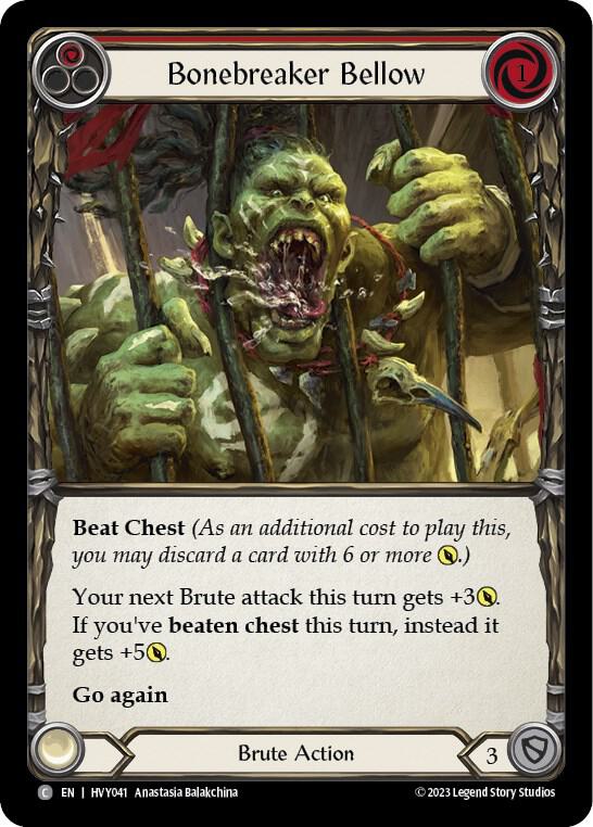 Bonebreaker Bellow (Red) card image