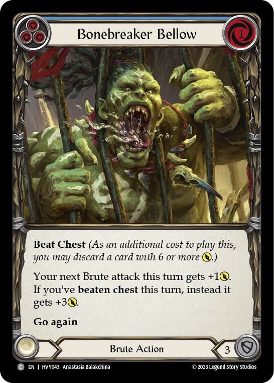 Bonebreaker Bellow (Blue) card image