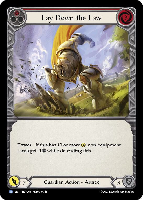 Lay Down the Law card image
