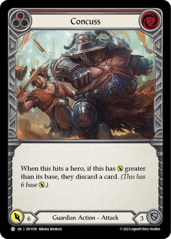 Concuss (Red) card image