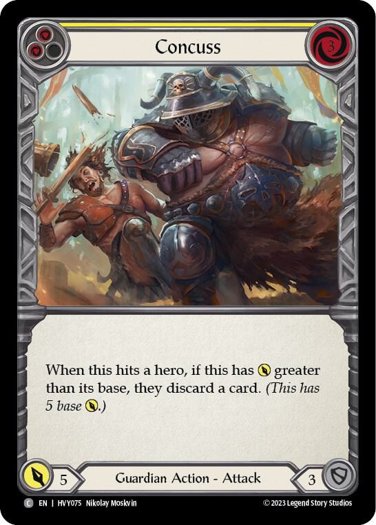 Concuss (Yellow) card image
