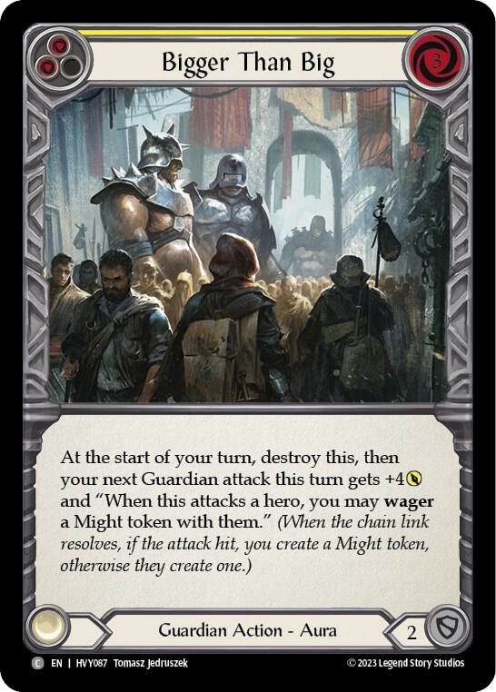 Bigger Than Big (Yellow) card image
