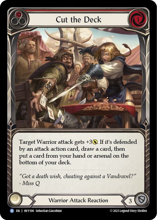 Cut the Deck (Red) card image