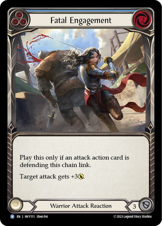Fatal Engagement (Blue) card image