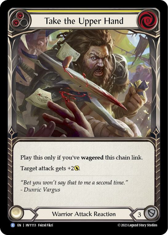 Take the Upper Hand (Yellow) card image